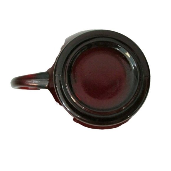 Vintage Anchor Hocking Royal Ruby Red Glass Snack Punch Tea Cups 1938 A Pair EUC - Picture 8 of 12